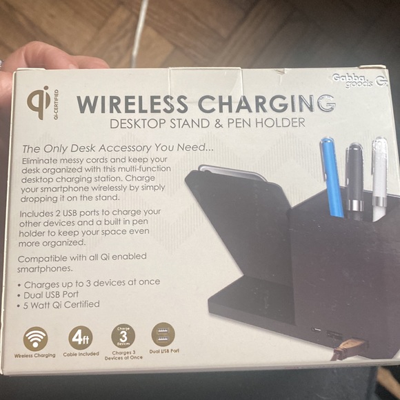 Gabba Goods Other Wireless Charging Desktop Stand And Penholder